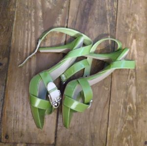 Anna Michelle green high heels